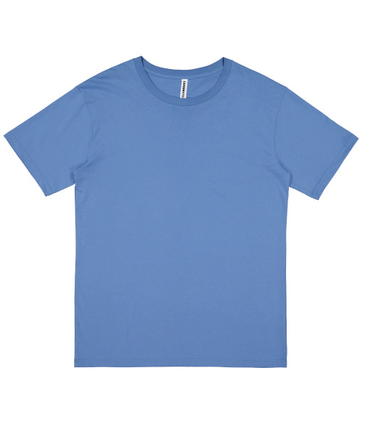Z1001M Goodmates Mens Basic Short Sleeve Cotton Tee, Ocean, Sizes S to 5XL
