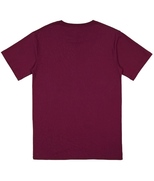 Z1001M Goodmates Mens Basic Short Sleeve Cotton Tee, Plum, Sizes S to 5XL