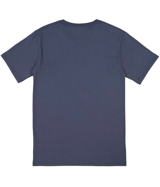 Z1001M Goodmates Mens Basic Short Sleeve Cotton Tee, Steel Blue, Sizes S to 5XL