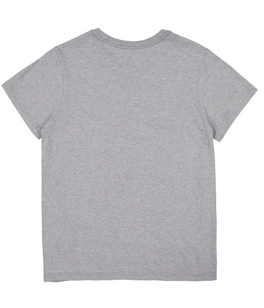 Z1001W Goodmates Womens Basic Short Sleeve Cotton Tee, Grey Marle, Sizes XS to 3XL