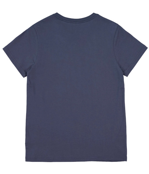 Z1001W Goodmates Womens Basic Short Sleeve Cotton Tee, Steel Blue, Sizes XS to 3XL