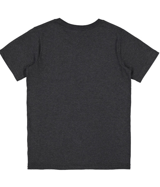 X1001Y Goodmates Youth Basic Short Sleeve Cotton Tee, Charcoal Marle, Sizes 10 to 16