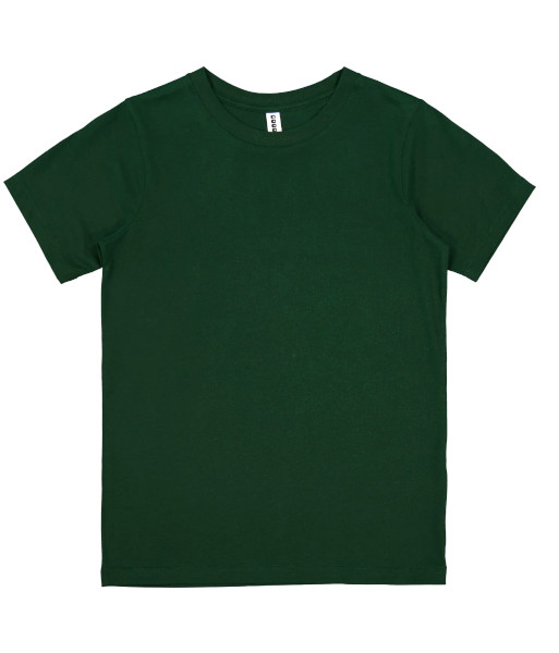 X1001Y Goodmates Youth Basic Short Sleeve Cotton Tee, Forest, Sizes 10 to 16