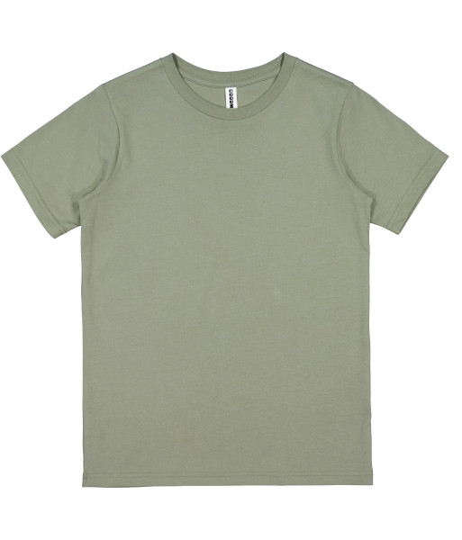 X1001Y Goodmates Youth Basic Short Sleeve Cotton Tee, Pistachio, Sizes 10 to 16