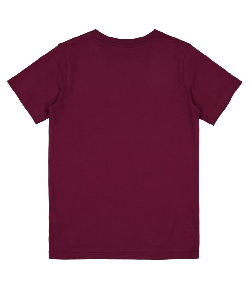 X1001Y Goodmates Youth Basic Short Sleeve Cotton Tee, Plum, Sizes 10 to 16