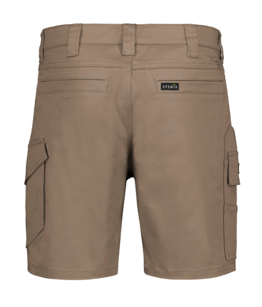 ZS235 Syzmik Mens Essential Cooling Stretch Cargo Short, Khaki, Sizes 72 to 132
