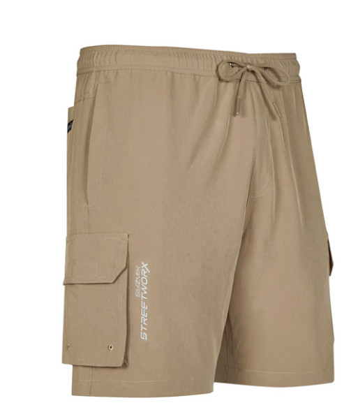 ZS240 Syzmik Mens Streetworx Board Short, Khaki, Sizes 2XS to 7XL