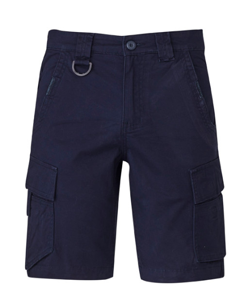 ZS360 Syzmik Mens Streetworx Curved Short, Navy, Sizes 72 to 132