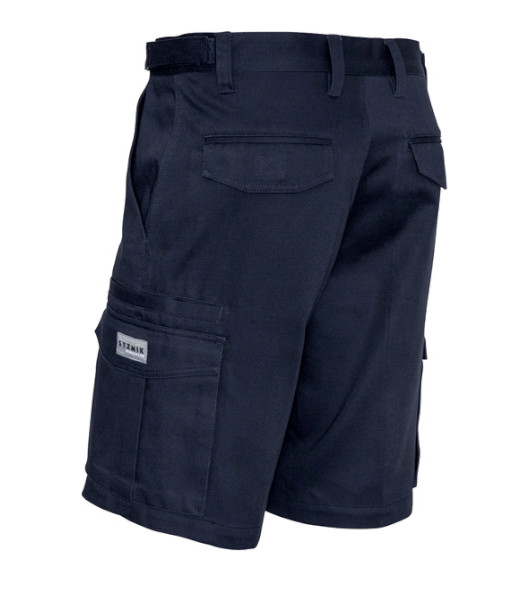 ZS502 Syzmik Mens Basic Cargo Short, Navy, Sizes 72 to 132