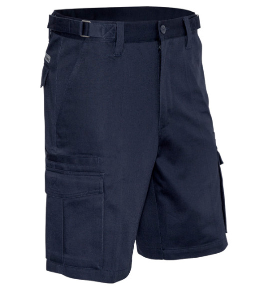 ZS502 Syzmik Mens Basic Cargo Short, Navy, Sizes 72 to 132