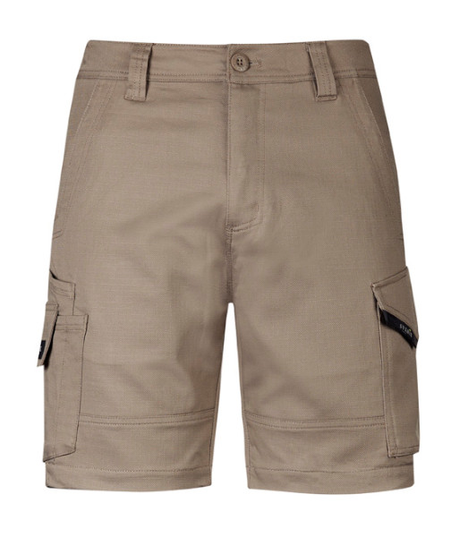 ZS605 Syzmik Mens Rugged Cooling Stretch Short, Khaki, Sizes 72 to 132