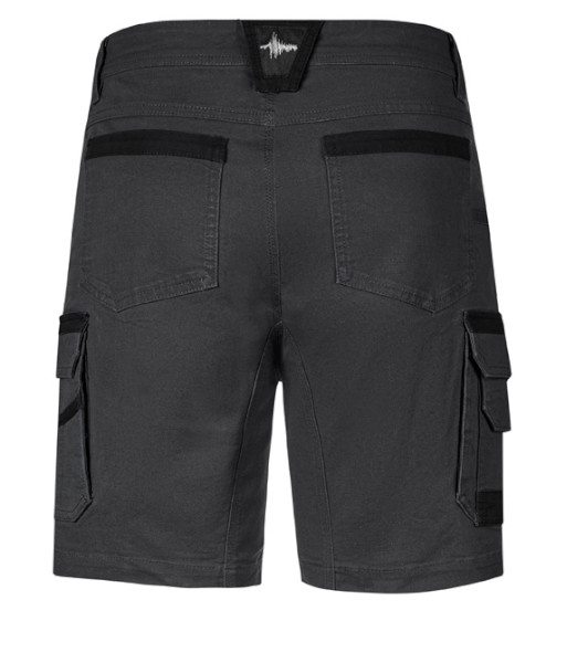 ZS822 Syzmik Mens Streetworx Heritage Short, Charcoal, Sizes 72 to 132