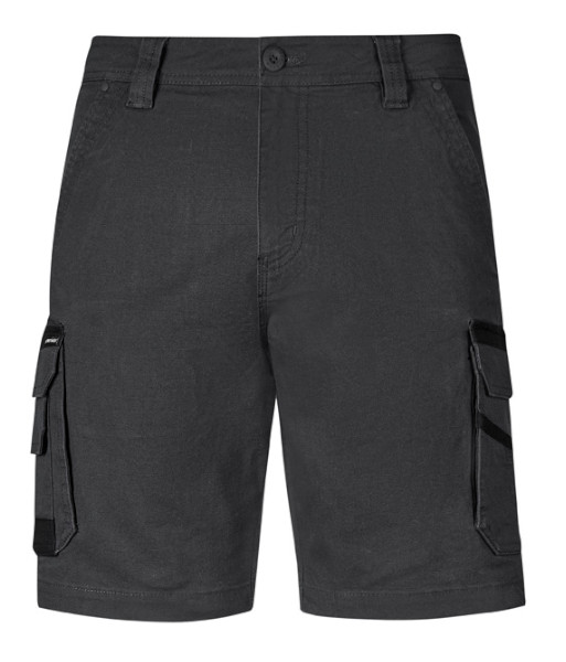 ZS822 Syzmik Mens Streetworx Heritage Short, Charcoal, Sizes 72 to 132