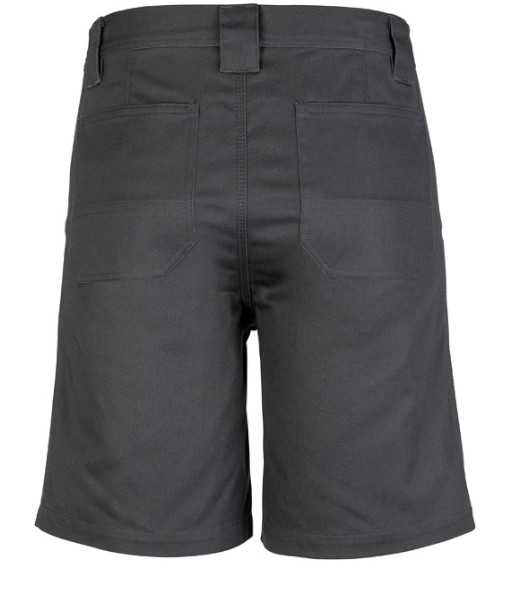 ZW011 Syzmik Mens Plain Utility Short, Charcoal, Sizes 72 to 132