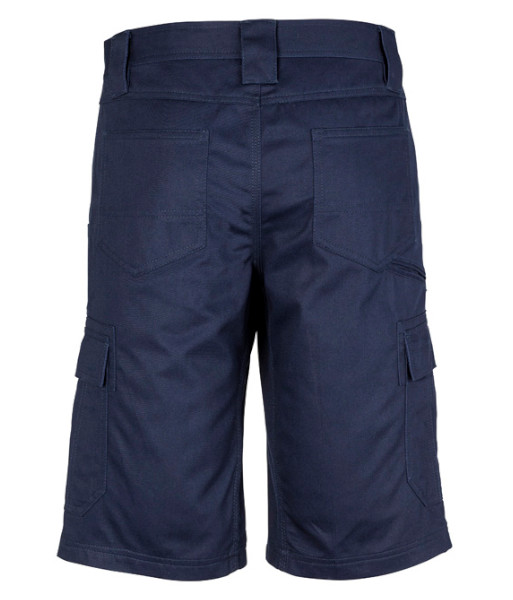 ZW012 Syzmik Mens Midweight Drill Cargo Short, Navy, Sizes 72 to 132