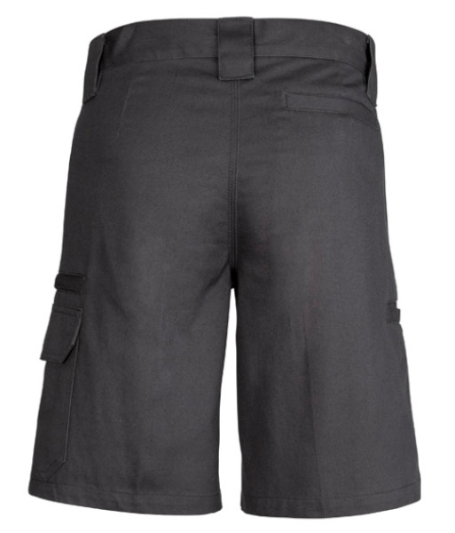 ZWL011 Syzmik Womens Plain Utility Short, Charcoal, Sizes 8 to 24