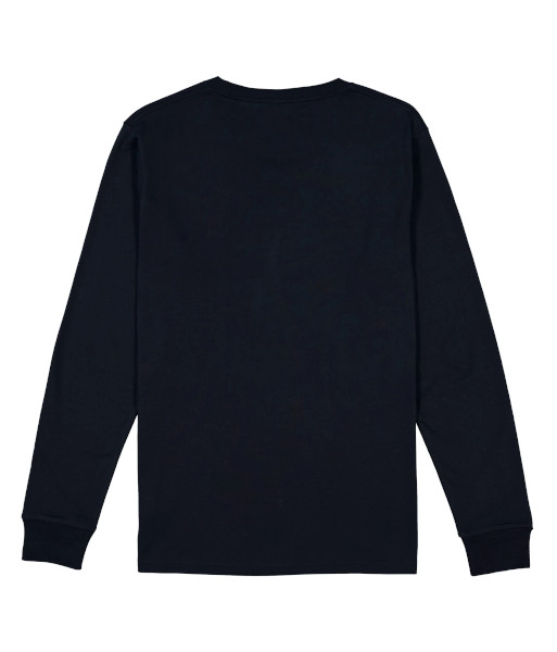 X1002M Goodmates Mens Basic Long Sleeve Cotton Tee, Navy, Sizes S to 5XL