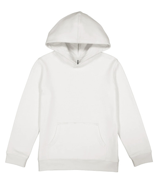 X1003K Goodmates Kids Basic Cotton Hoodie, Ecru, Sizes 4 to 8