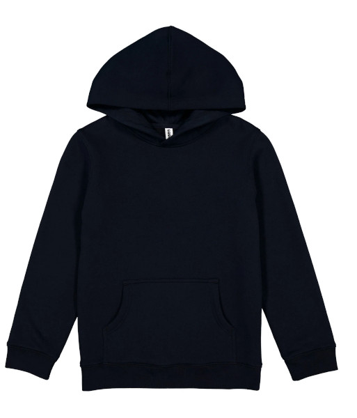 X1003K Goodmates Kids Basic Cotton Hoodie, Navy, Sizes 4 to 8