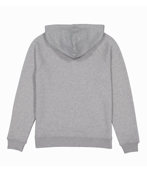X1003W Goodmates Womens Basic Cotton Hoodie, Grey Marle, Sizes XS to 2XL