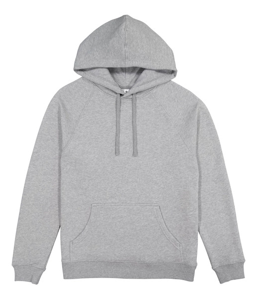 X1003W Goodmates Womens Basic Cotton Hoodie, Grey Marle, Sizes XS to 2XL