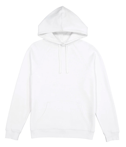 X1003W Goodmates Womens Basic Cotton Hoodie, White, Sizes XS to 2XL