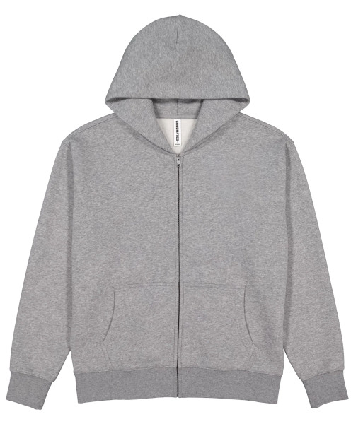 X2005W Goodmates Womens Everyday Zip Fleece Hoodie, Grey Marle, Sizes XS to 2XL