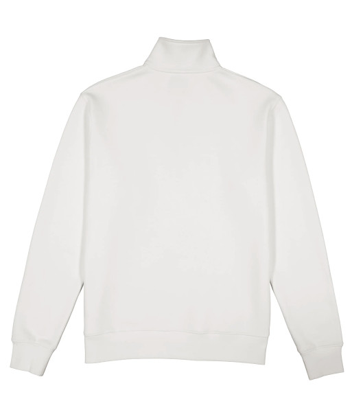 X2006M Goodmates Mens Everyday 1/4 Zip Fleece Sweatshirt, Ecru, Sizes S to 3XL