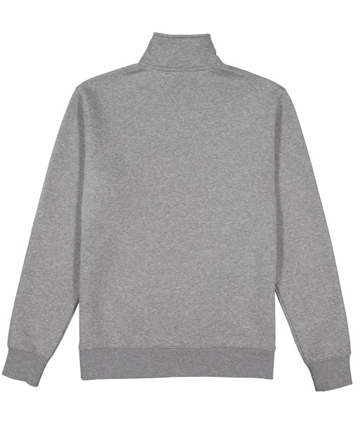 X2006M Goodmates Mens Everyday 1/4 Zip Fleece Sweatshirt, Grey Marle, Sizes S to 3XL