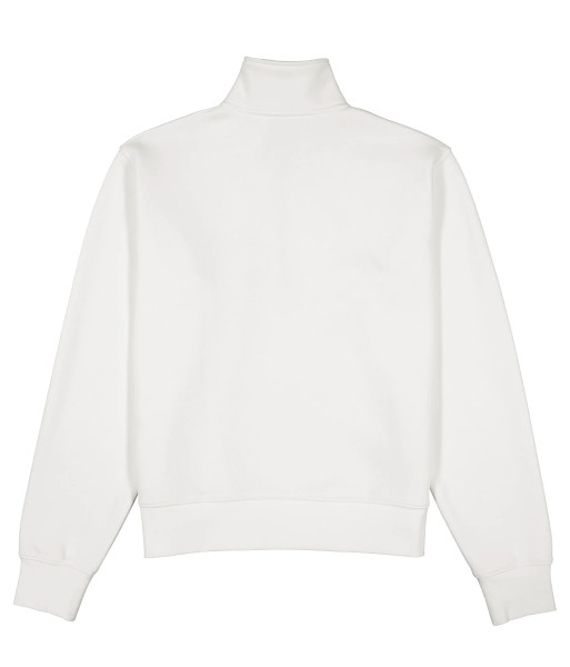 X2006W Goodmates Womens Everyday 1/4 Zip Fleece Sweatshirt, Ecru, Sizes XS to 2XL