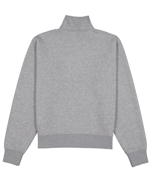 X2006W Goodmates Womens Everyday 1/4 Zip Fleece Sweatshirt, Grey Marle, Sizes XS to 2XL