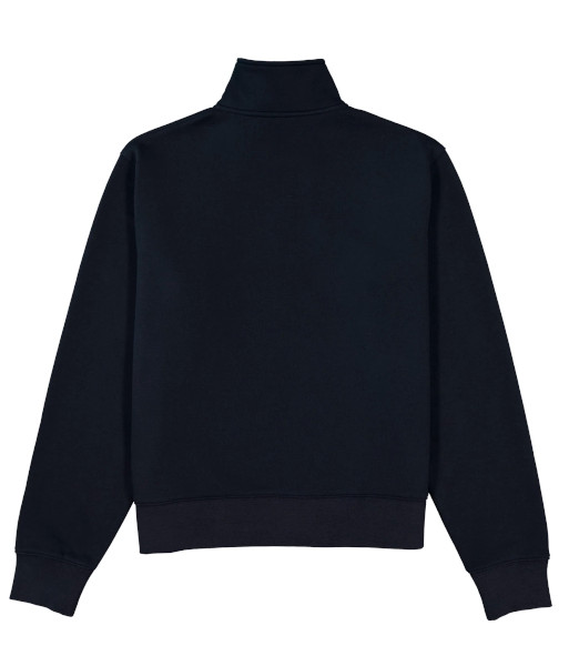 X2006W Goodmates Womens Everyday 1/4 Zip Fleece Sweatshirt, Navy, Sizes XS to 2XL