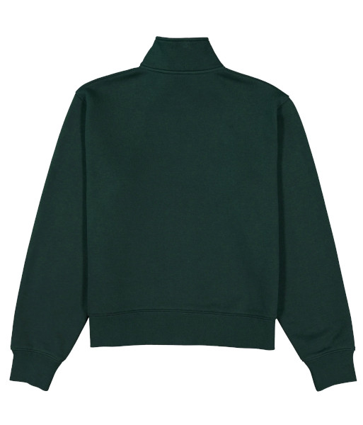 X2006W Goodmates Womens Everyday 1/4 Zip Fleece Sweatshirt, Scarab Green, Sizes XS to 2XL