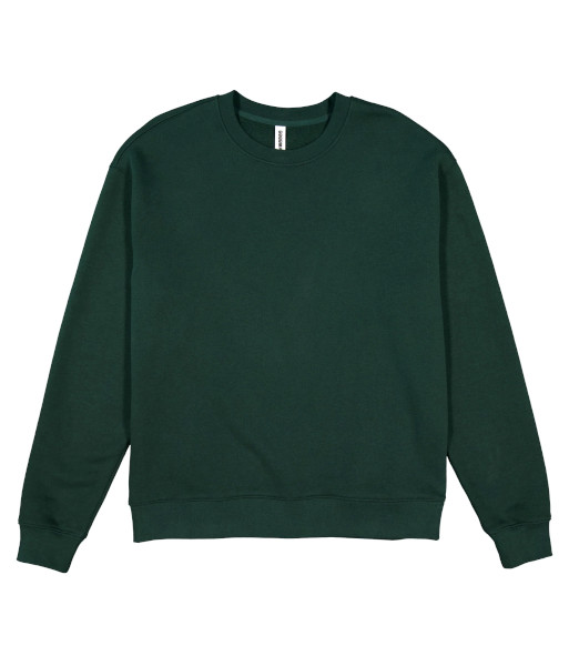 X2007M Goodmates Mens Everyday Crew Fleece Sweatshirt, Scarab Green, Sizes S to 3XL