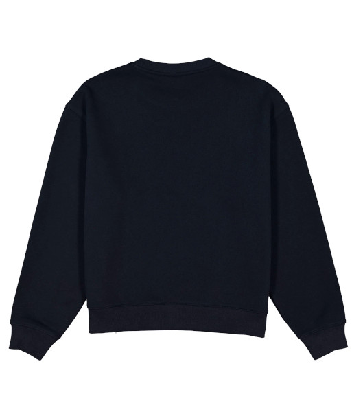 X2007W Goodmates Womens Everyday Crew Fleece Sweatshirt, Navy, Sizes XS to 2XL