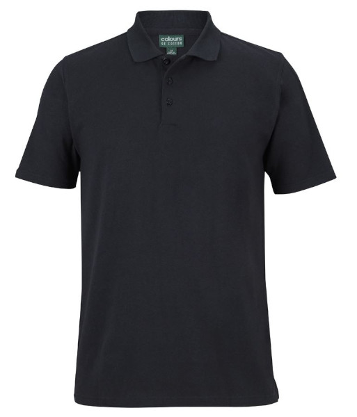 2STS JB’s Cotton Stretch Polo, Black, Sizes XS to 3XL
