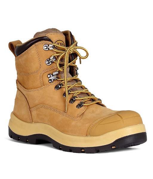 9J3 JB’s Roadtrain Puncture Resist Zip Safety Boot, Wheat, Sizes 3 to 14 (Half Sizes Available)