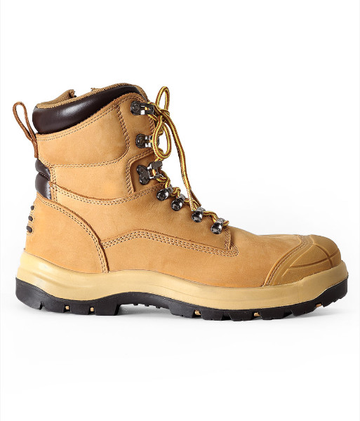 9J3 JB’s Roadtrain Puncture Resist Zip Safety Boot, Wheat, Sizes 3 to 14 (Half Sizes Available)