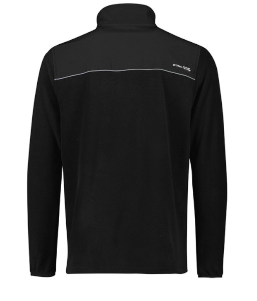 ZT210 Syzmik Unisex Streetworx Lightweight 1/4 Zip Polar Fleece, Black, Sizes 2XS to 7XL