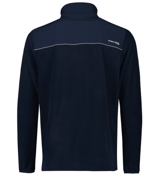 ZT210 Syzmik Unisex Streetworx Lightweight 1/4 Zip Polar Fleece, Navy, Sizes 2XS to 7XL