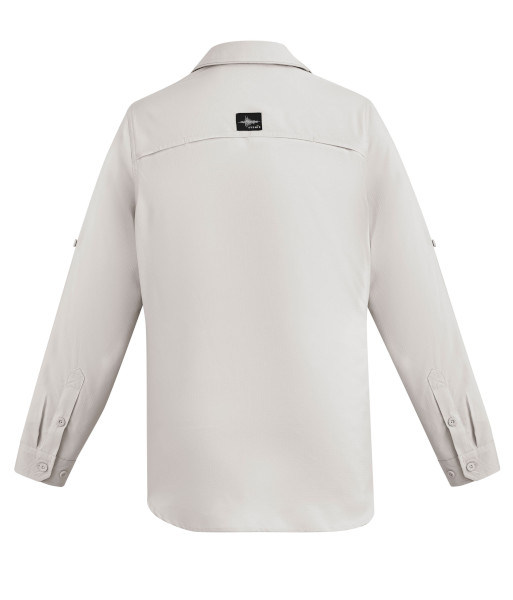 ZW460 Syzmik Mens Outdoor Long Sleeve Shirt, Natural, Sizes 2XS to 7XL