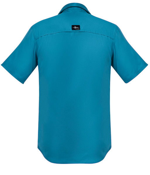 ZW465 Syzmik Mens Outdoor Short Sleeve Shirt, Diesel, Sizes 2XS to 7XL