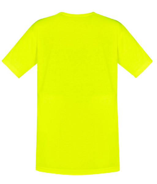 ZH290 Syzmik Mens Hi Vis Day Only Tee, Yellow, Sizes 2XS to 7XL