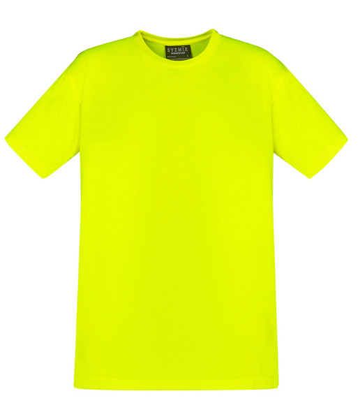 ZH290 Syzmik Mens Hi Vis Day Only Tee, Yellow, Sizes 2XS to 7XL