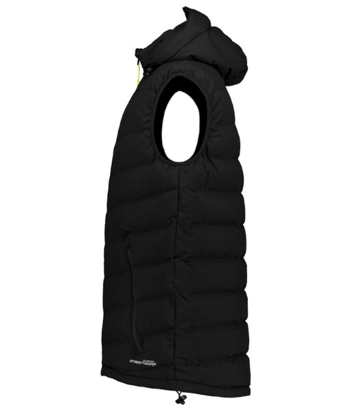 ZV245 Syzmik Unisex Streetworx Hooded Puffer Vest, Black, Sizes 2XS to 7XL