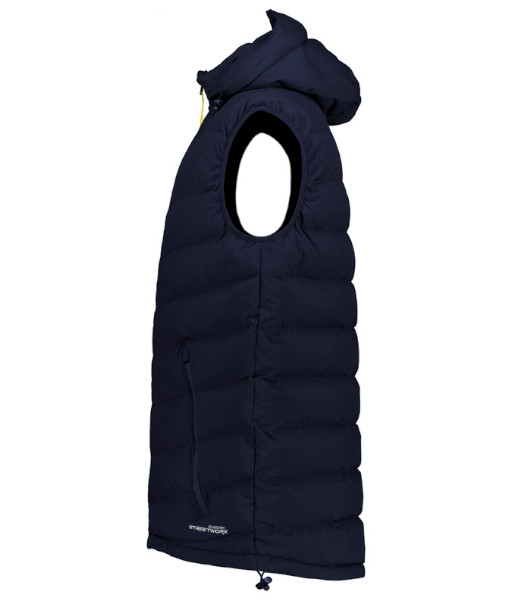 ZV245 Syzmik Unisex Streetworx Hooded Puffer Vest, Navy, Sizes 2XS to 7XL