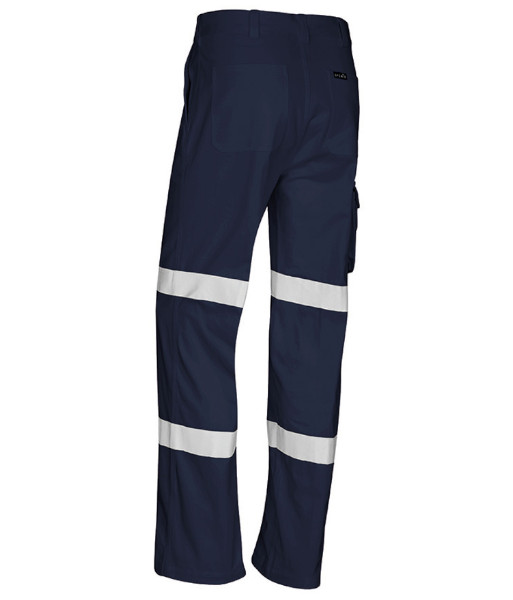 ZP920S Syzmik Mens Bio Motion Taped Pant (Stout), Navy, Sizes 87 to 132