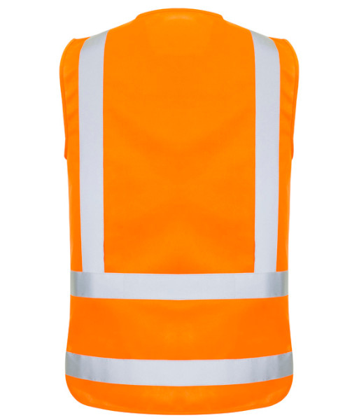 ZV960 Syzmik Mens Hi Vis TTMC-W23 Day/Night Zip Vest, Orange, Sizes 2XS to 7XL