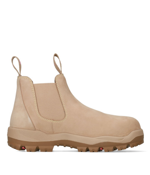 505-83077 Bata Ladies Nulla Elastic Sided Safety Boot, Sand, Sizes 5 to 11 (US Sizing)