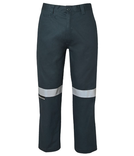 6MDNT JB’s Night Only 310gsm Cotton Mercerised Work Trouser with Tape, Green, Sizes 67R to 107R (Regular)